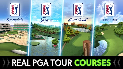 Captura de PGA TOUR Golf Shootout: tiro desde el tee de salida
